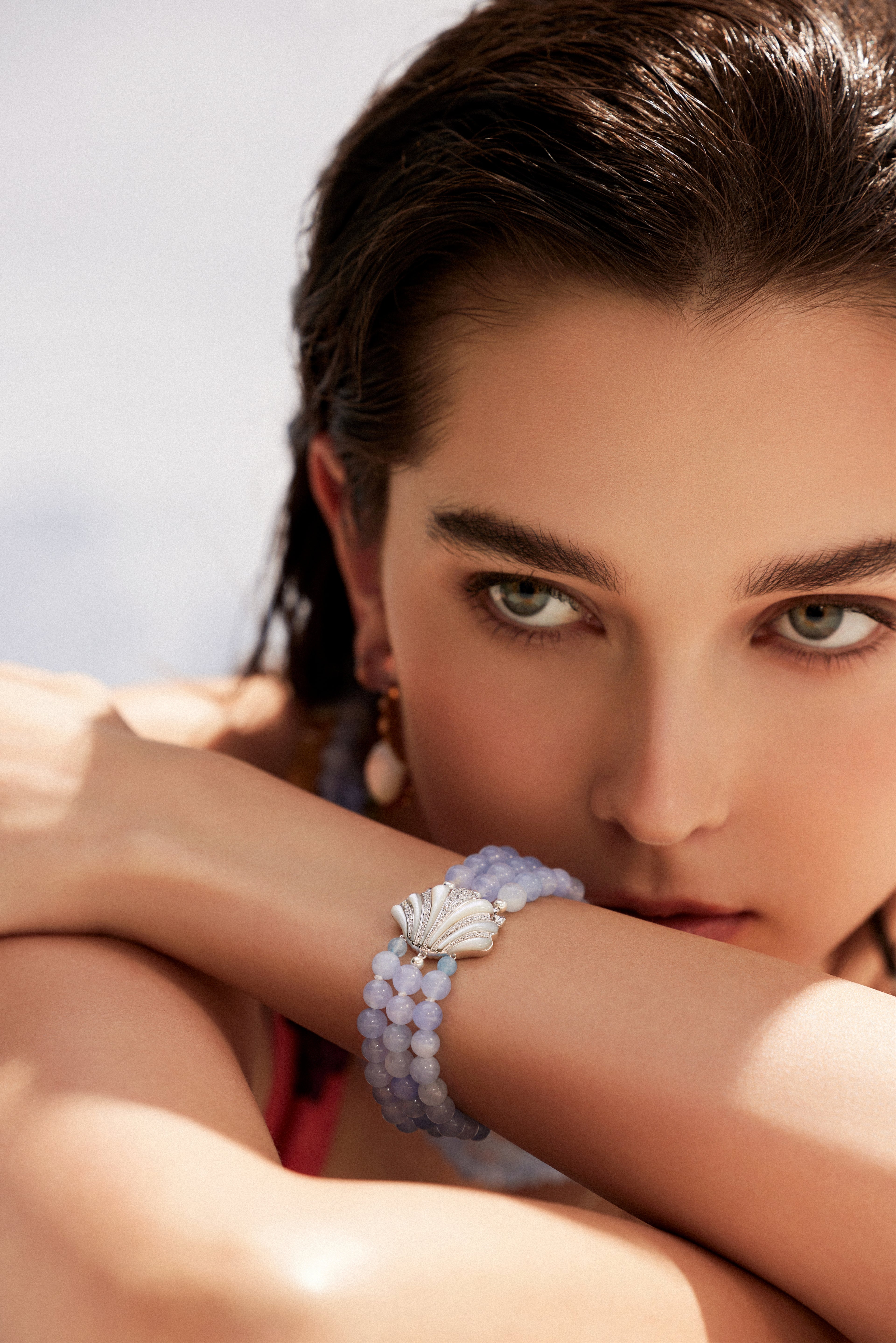 Marine Poet Aquamarine Bracelet