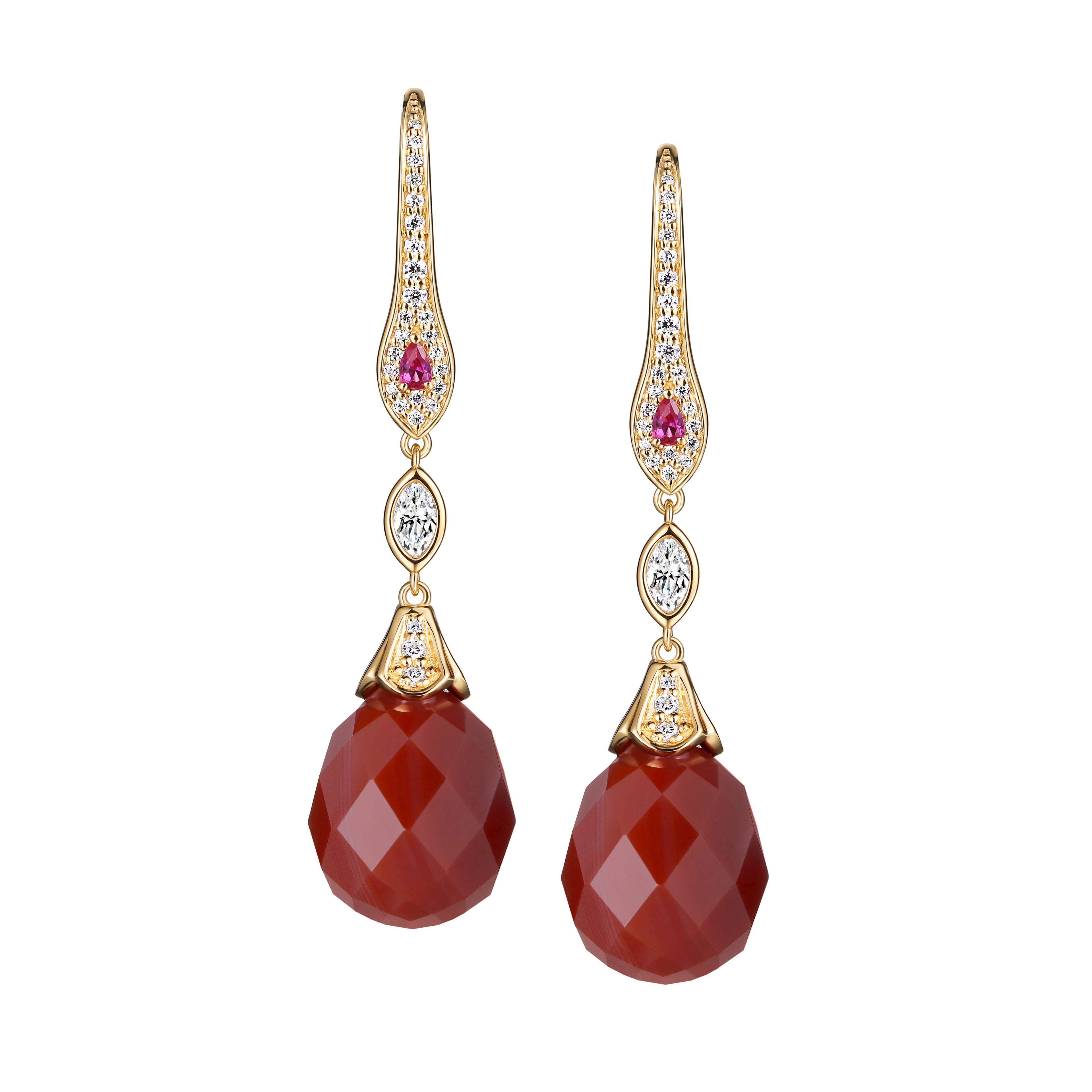 Eros Red Serpenti Earrings