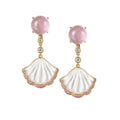 Marine Poet Mother Pearl Earrings (M)