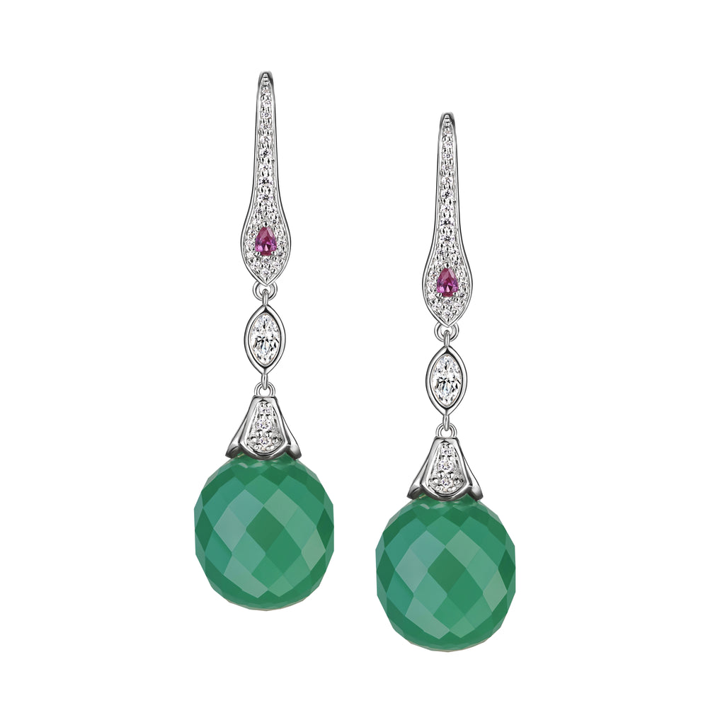 Eros Green Serpenti Earrings