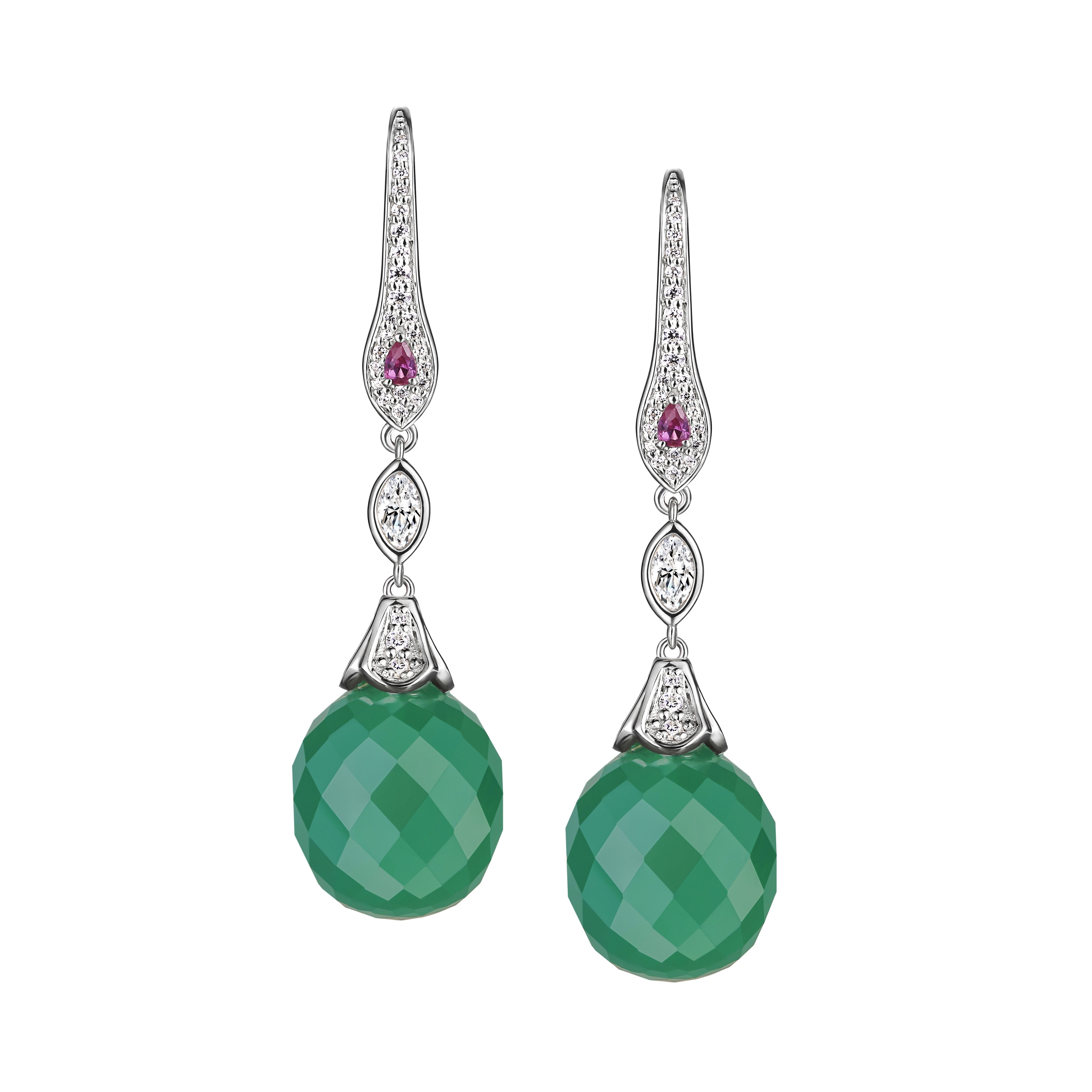 Eros Green Serpenti Earrings
