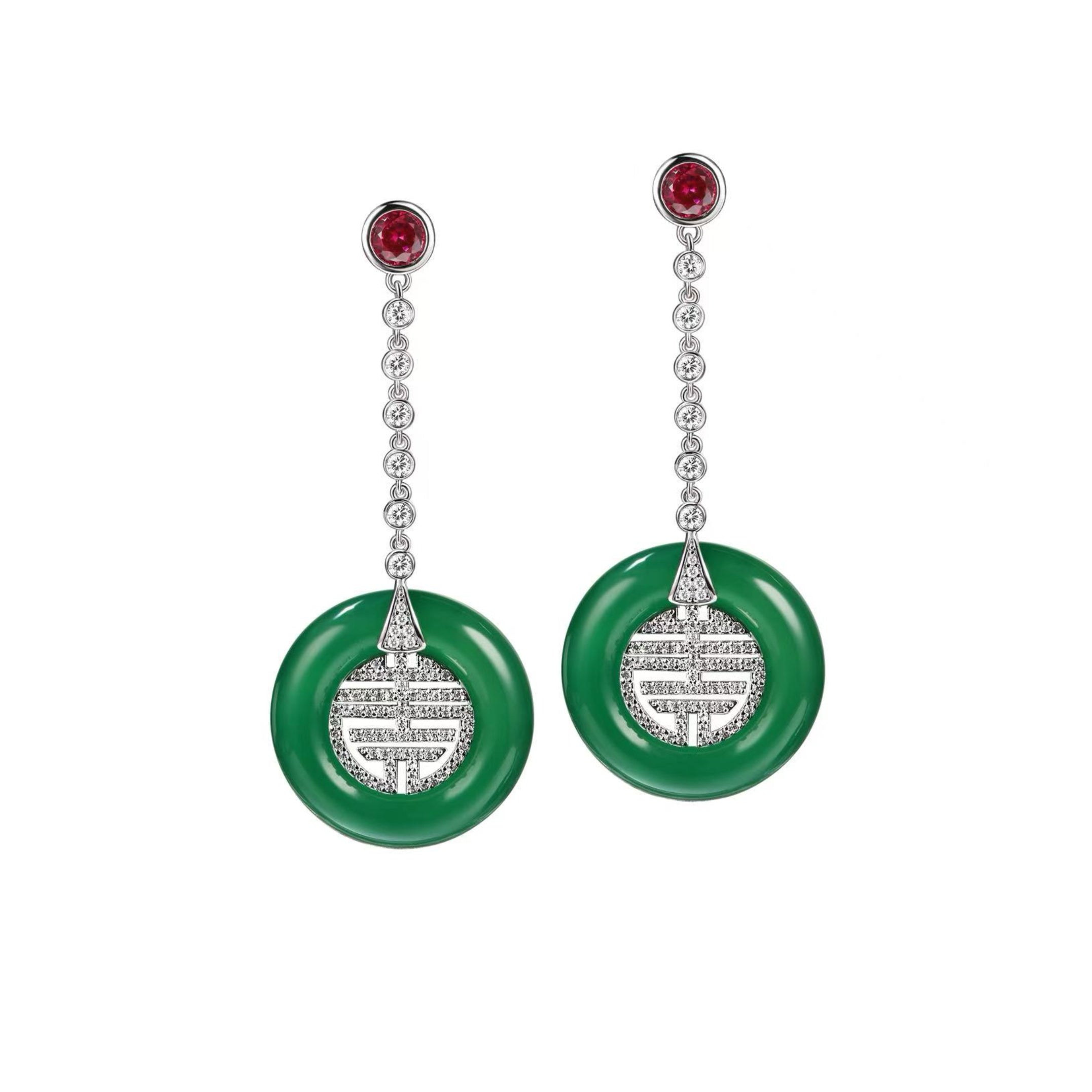 L’arte di Oriente “寿  Long-life” Earrings