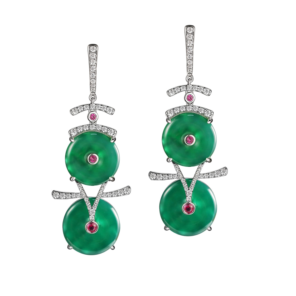 L’arte di Oriente “喜  Happiness” Earrings